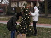 Rozsvícení stromečku u MŠ